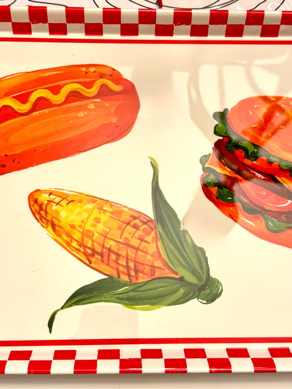 CWC Red & White Grill-Themed Party Tableware Set - Picture 4 of 9